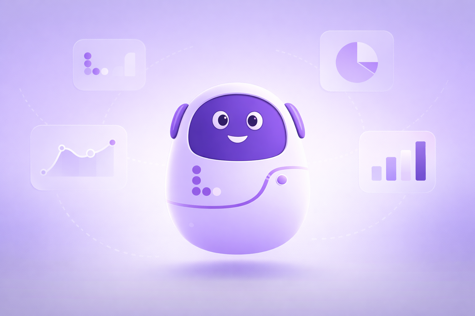 Pessoa analisando dados com esperança